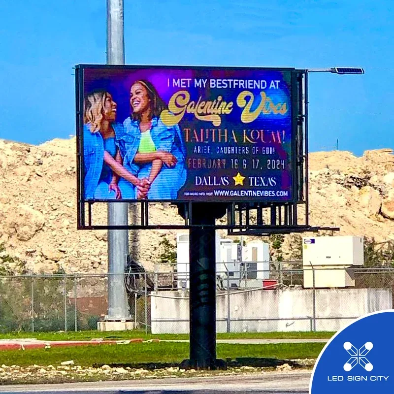 Large-format retail event LED display