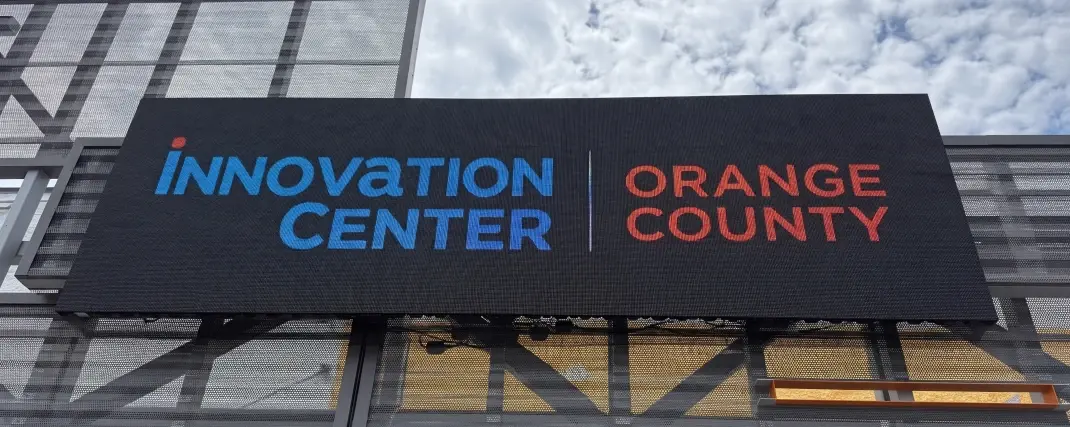 Innovation Center Orange County outdoor LED sign